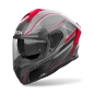 Preview: Airoh Helm | Spark 2 | Shadow | matt-grau/schwarz-rot