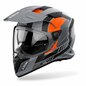 Preview: Airoh Helm | Bandit | Horn | matt-grau/schwarz-orange