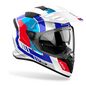 Preview: Airoh Helm | Bandit | Horn | weiß/blau-rot