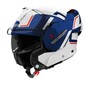 Preview: Airoh Helm | Mathisse II | Genius | weiß/blau-rot