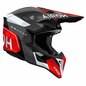 Preview: Airoh Helm | Wraaap | Conquer |  schwarz/grau-weiß-rot