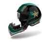 Preview: Airoh Helm | J 110 | Command | schwarz/mint-grün-gold