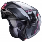 Preview: Caberg Helm | Duke Evo | Move | matt-gun metallic/schwarz-Fuchsia