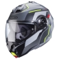 Preview: Caberg Helm Duke Evo Move matt-gun metallic/schwarz-fluo-gelb