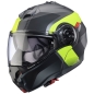 Preview: Caberg Helm | Duke Evo | Indy | matt-gun metallic/schwarz-fluo-gelb