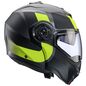 Preview: Caberg Helm | Duke Evo | Indy | matt-gun metallic/schwarz-fluo-gelb