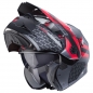 Preview: Caberg Helm | Tourmax X | Sarabe | matt-gun metallic/schwarz-rot