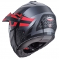 Preview: Caberg Helm Tourmax X Sarabe matt-gun metallic/schwarz-rot