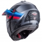 Preview: Caberg Helm Tourmax X Sarabe matt-gun metallic/schwarz-blau-rot