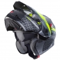 Preview: Caberg Helm Tourmax X Sarabe matt-gun metallic/schwarz-fluo-gelb