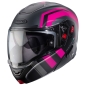 Preview: Caberg Helm Horus X Road matt-gun metallic/schwarz-Fuchsia