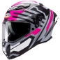 Preview: Caberg Helm | Drift Evo II | Horizon | matt-grau/schwarz-Fuchsia