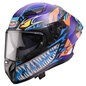 Preview: Caberg Helm | Drift Evo II | Nobo | matt-schwarz/blau-lila-fluo-orange