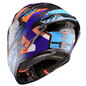 Preview: Caberg Helm | Drift Evo II | Nobo | matt-schwarz/blau-lila-fluo-orange