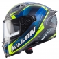 Preview: Caberg Helm | Avalon X | Optic | matt-grau/blau-fluo-gelb