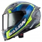 Preview: Caberg Helm Avalon X Optic matt-grau/blau-fluo-gelb