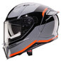 Preview: Caberg Helm | Avalon X | Pure | grau/schwarz-fluo-orange