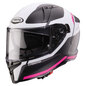 Preview: Caberg Helm | Avalon X | Pure | matt-schwarz/weiß-fluo-Fuchsia
