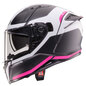 Preview: Caberg Helm | Avalon X | Pure | matt-schwarz/weiß-fluo-Fuchsia