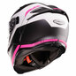 Preview: Caberg Helm | Avalon X | Pure | matt-schwarz/weiß-fluo-Fuchsia