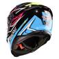 Preview: Caberg Helm | Avalon X | Brama | schwarz/hellblau-fluo-gelb-Fuchsia