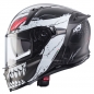 Preview: Caberg Helm | Avalon X | Punk | matt-grau/schwarz-rot