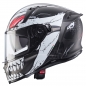 Preview: Caberg Helm Avalon X Punk matt-grau/schwarz-rot