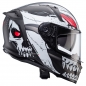 Preview: Caberg Helm | Avalon X | Punk | matt-grau/schwarz-rot