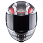 Preview: Caberg Helm | Avalon X | Punk | matt-grau/schwarz-rot