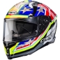 Preview: Caberg Helm | Avalon X | Track | schwarz/fluo-gelb-rot-blau