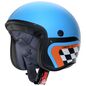 Preview: Caberg Helm | Freeride X | Daytona | matt-hellblau/schwarz-orange