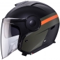 Preview: Caberg Helm Soho Zephir matt-schwarz/grün-orange