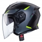 Preview: Caberg Helm | Flyon II | Boss | matt-schwarz/grau-fluo-gelb