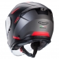 Preview: Caberg Helm | Flyon II | Boss | matt-grau/rot-schwarz