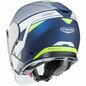 Preview: Caberg Helm Flyon Rio matt-blau/weiß-fluo-gelb