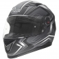 Preview: Germot Helm GM 320 matt-schwarz/weiß