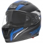 Preview: Germot Helm GM 330 matt-schwarz/blau