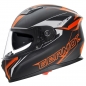 Preview: Germot Helm | GM 330 | matt-schwarz/orange