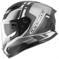 Preview: Germot Helm GM 350 matt-schwarz/grau-weiß