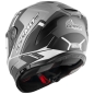 Preview: Germot Helm | GM 350 | matt-schwarz/grau-weiß