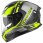 Preview: Germot Helm GM 350 matt-schwarz/fluo-gelb