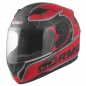 Preview: Germot Junior Helm GM 420 matt-rot/schwarz