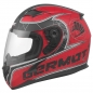 Preview: Germot Junior Helm GM 420 matt-rot/schwarz