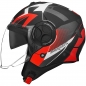 Preview: Germot Helm GM 650 matt-schwarz/rot