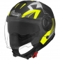 Preview: Germot Helm GM 650 matt-schwarz/fluo-gelb