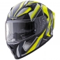 Preview: Germot Helm | GM 711 | matt-schwarz/fluo-gelb