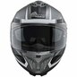 Preview: Germot Helm | GM 811 | matt-schwarz/silber-weiß