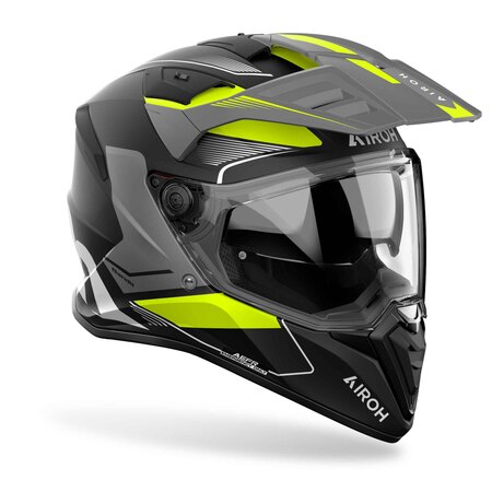 Airoh Helm | Bandit | Tune | matt-schwarz/grau-fluo-gelb