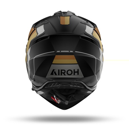 Airoh Helm | Bandit | Horn | matt-schwarz/grau-gold