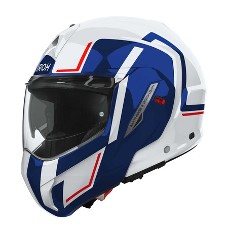 Airoh Helm | Mathisse II | Genius | weiß/blau-rot